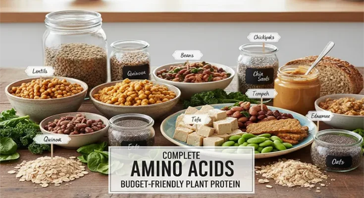 Budget-Friendly Plant-Based Protein Sources with Complete Amino Acids